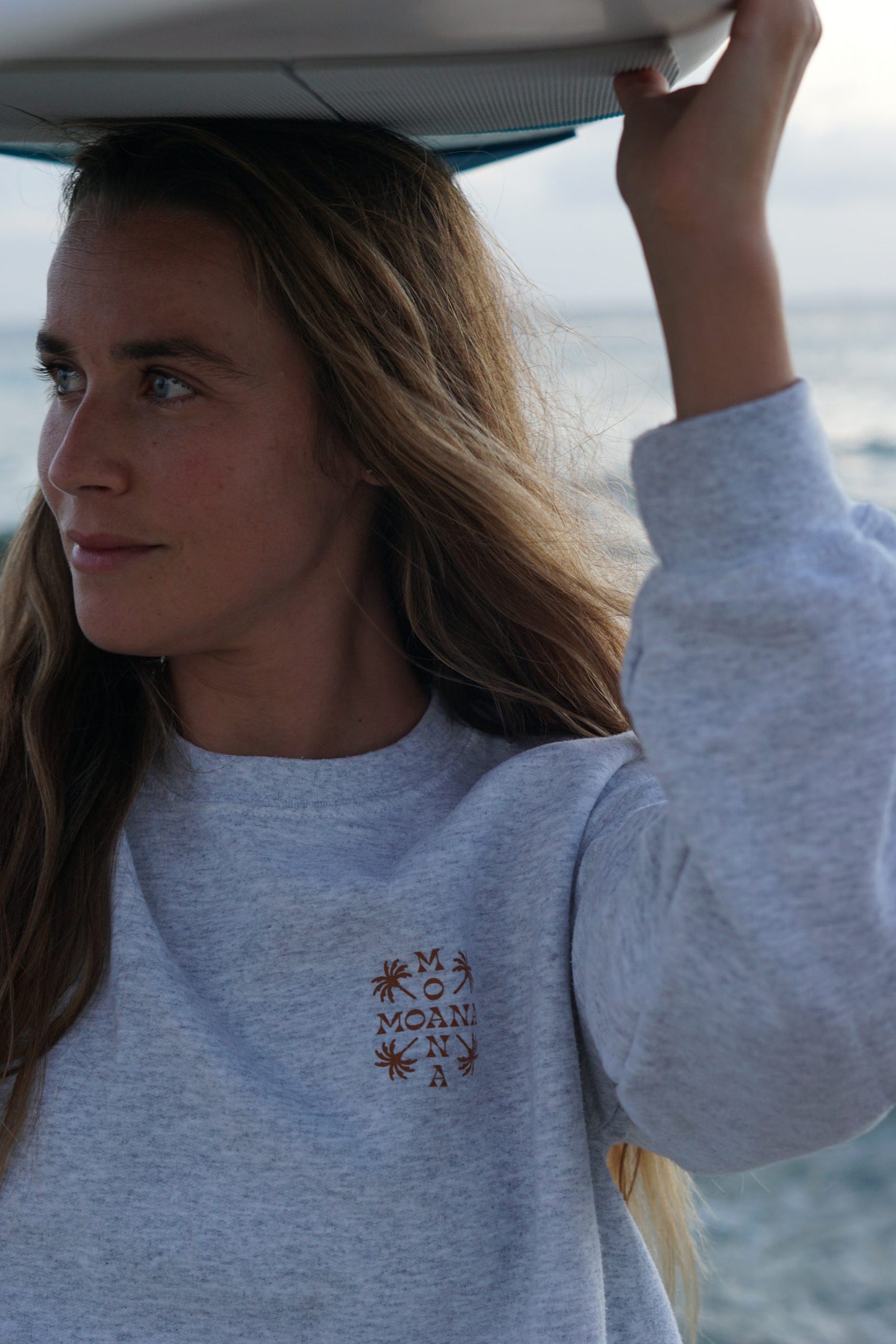 Moana crewneck - I tried to surf once